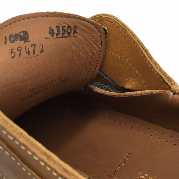 Allen Edmonds Eastport Boat Loafers Moccasins Mens 10.5 D Brown Leather 43502 - Picture 12 of 15